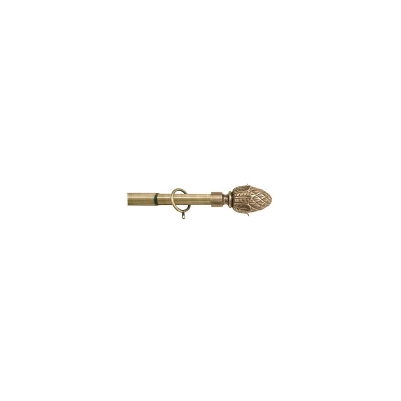 Utilia - tringle à rideau pomme de pin Extensible cm, 120215 col, Or antique