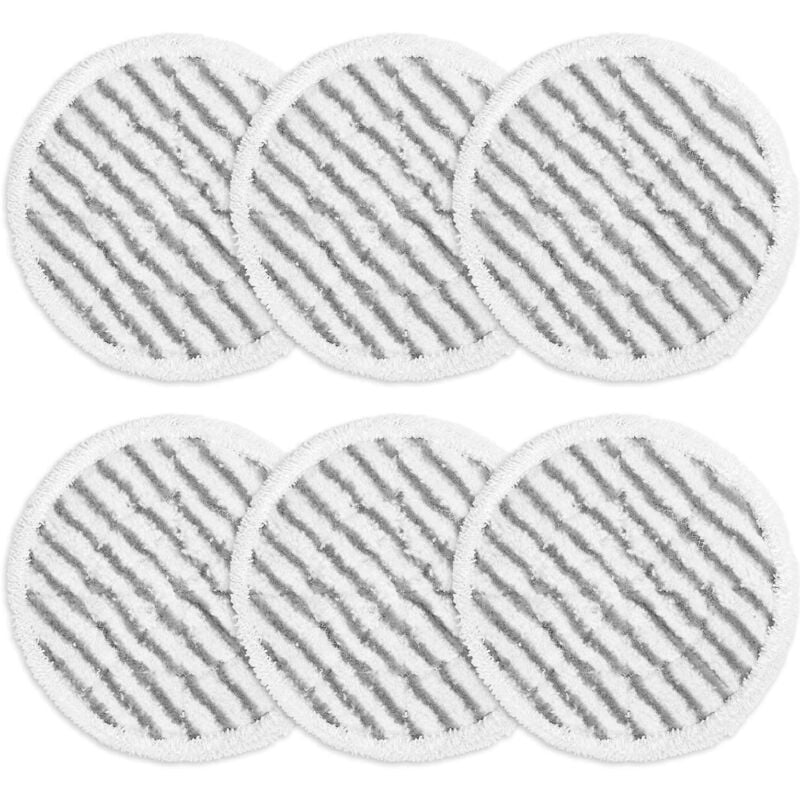 Aougo - utilisé pour Shark S7000AMZ Lot de 6 tampons de rechange pour balai vapeur Shark S7000 Series, S7000 S7000AMZ S7001 S7001TGT