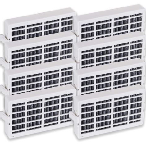utilisé pour W10311524 Lot de 8 filtres à air de rechange pour réfrigérateur Whirlpool & KitchenAid Remplace AIR1, W10315189, W10335147