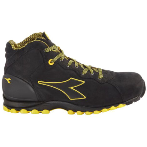 Utility Diadora Beat Da2 Mid S3 Hro Src, Scarpe da Lavoro Unisex - Adulto, Nero, 41 EU