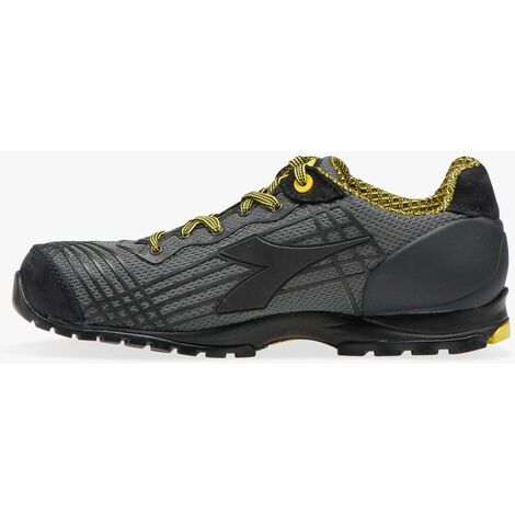 Utility Diadora Beat Da2 Text Low S1P Hro Src, Scarpa da lavoro bassa Unisex - Adulto, Nero, 43 EU