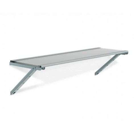 Utility Shed Shelf Kit - Polycarbonate - L104 x W34.7 x H26.5 cm