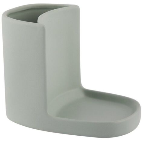 Utility Stand - Stoneware - L11 x W16 x H13 cm - Leaf Green