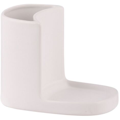 Utility Stand - Stoneware - L11 x W16 x H13 cm - White