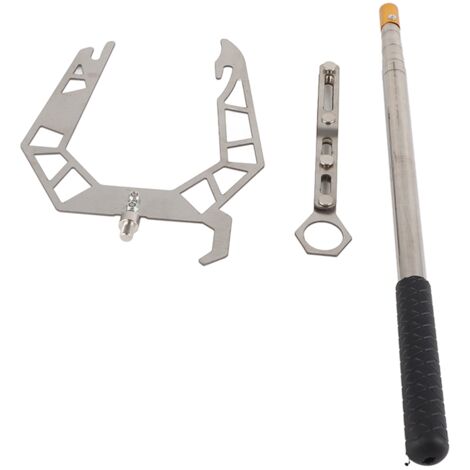 U‑Type Boat Hook Threader Multi‑Purpose Telescope Dock Hook Ship Docking Equipment Tool