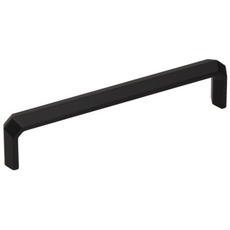 UU56 Griff, Soft Touch - Schwarz, 128mm