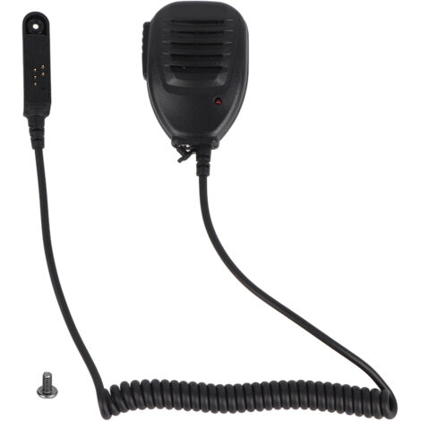 UV-9R Freisprech-Funkmikrofon, stoßfestes ABS, wasserdichtes Walkie-Talkie-Zubehör
