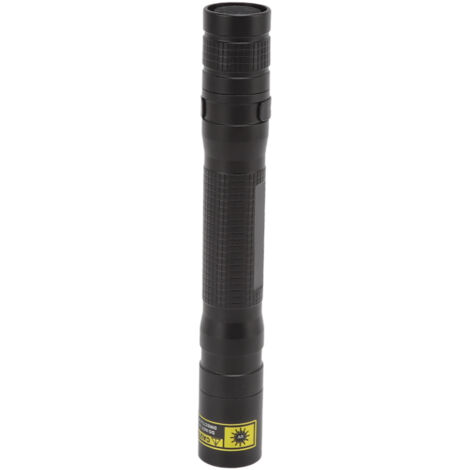 UV Flashlight 365nm Pen Clip Aluminium Alloy Button Control Multi Purpose Blacklight Flashlight for Money Jewelry Curing