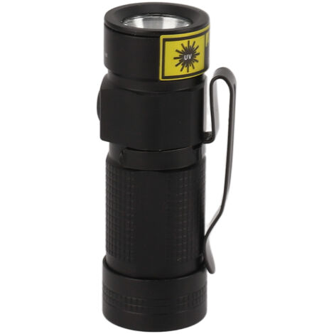 UV-LED-Taschenlampe (395 nm), 3 Modi, Erkennung von Tierurin und Falschgeld, tragbar