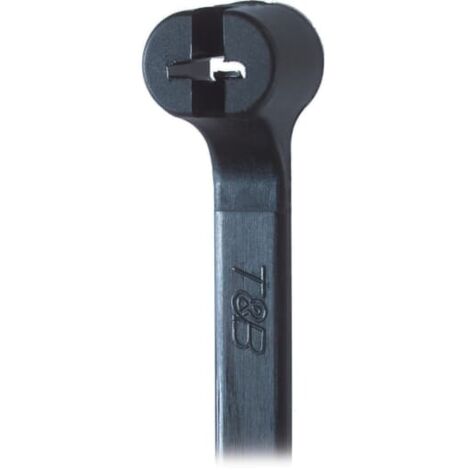 UV-Serre-câbles nez en acier Ty-Rap, 222 x 6,9 mm, noir UE 100 pièces
