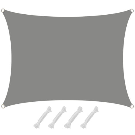 UV Sonnensegel Wasserdicht 1,5 x 2m - Rechteckig - Sonnenschutz Garten Terrasse
