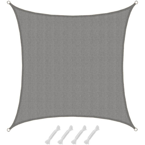 UV Sonnensegel Wasserdurchlässig 4x4 - Viereckig - Sonnenschutz Garten Terrasse