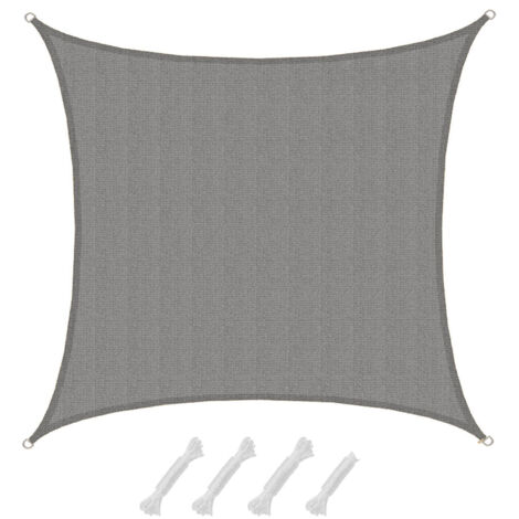 UV Sonnensegel Wasserdurchlässig 5x5 - Viereckig - Sonnenschutz Garten Terrasse