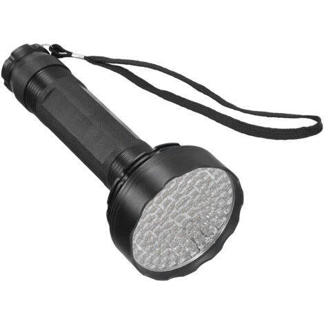 UV-Taschenlampe mit 100 LEDs, 395 nm, hohe Leistung für die Fluoreszenzdetektion, rutschfest und einfach zu bedienen
