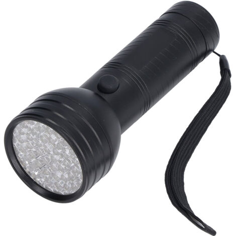 UV-Taschenlampe mit 51 LEDs, 395 nm, wasserdicht, große Leuchtweite, leistungsstarke Fluoreszenzdetektion