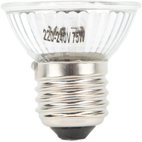 UVB Reptile Heat Lamp Bulbs Full Spectrum Energy Saving Sunbathe Heat Lamp for Amphibians 220‑240V Warm Light 75W