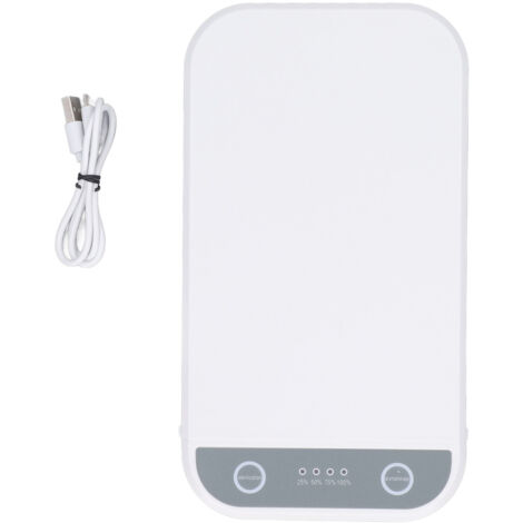 UVC Cleaner Box Phone Cleaner Machine USB Rechargeable Easy Operation Compact Versatile Cleaning Box for Jewelry Watch Nail