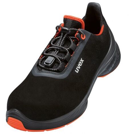 UVEX 1 G2 Sicherheits-Halbschuh Gr. 46 W11 S2 ESD SR schwarz/rot 6849.8