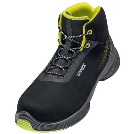 uvex 1 G2 Stiefel S2 schwarz, gelb Weite 11 Gr. 48