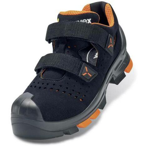 uvex 2 6500245 antistatique (ESD) Sandales de sécurité S1P Pointure (EU): 45 noir, orange 1 paire(s)