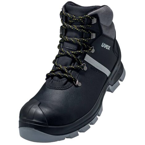 uvex 2 construction 6510243 Stivali di sicurezza S3 Taglia delle scarpe (EU): 43 Nero, Grigio 1 Paio/a