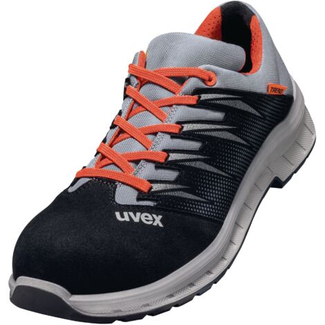 Uvex 2 Trend - Sicherheitsschuhe S2 SRC ESD - Grau-Orange/Schwarz - Gr. 52: 45