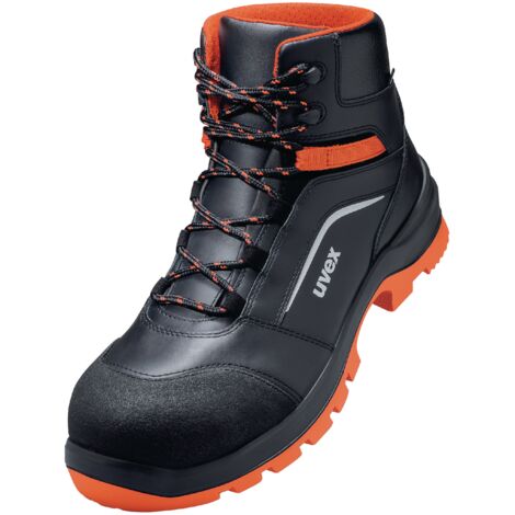 UVEX 2 xenova Sicherheits-Stiefel Gr. 43 W11 S3 ESD SRC schwarz/rot 9507.2