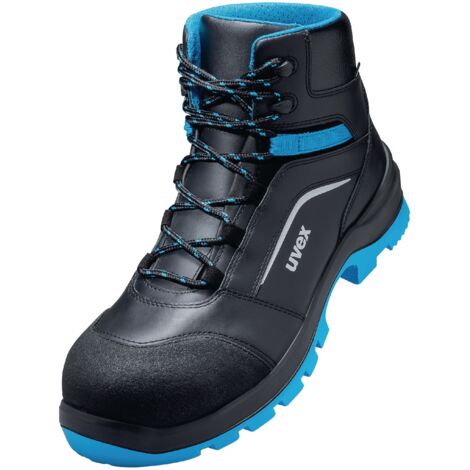 UVEX 2 xenova Sicherheits-Stiefel Gr. 43 W11 S3L ESD SR schwarz/blau 9556.2