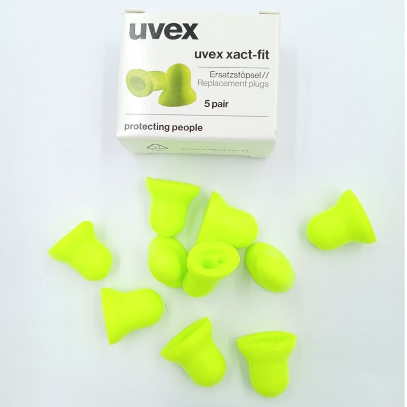 Tappi Ricambio Archetto Uvex Xact -Confez. Da 5 Paia -
