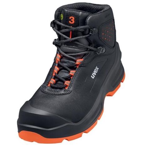UVEX 3 Sicherheits-Stiefel Gr. 40 W11 S3 ESD SR schwarz/orange 6873.2