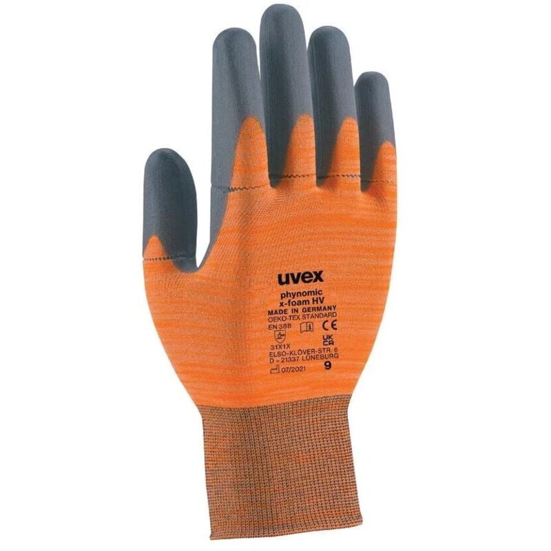 uvex 60054 Phynomic X-foam HV Size 9