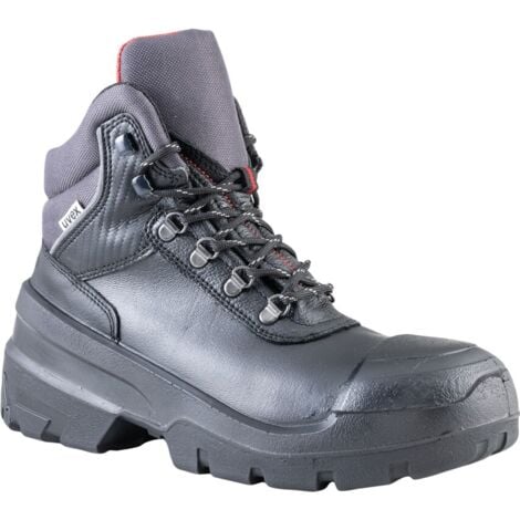 uvex 8401/2 Quatro Pro Black Safety Boots - Size 8