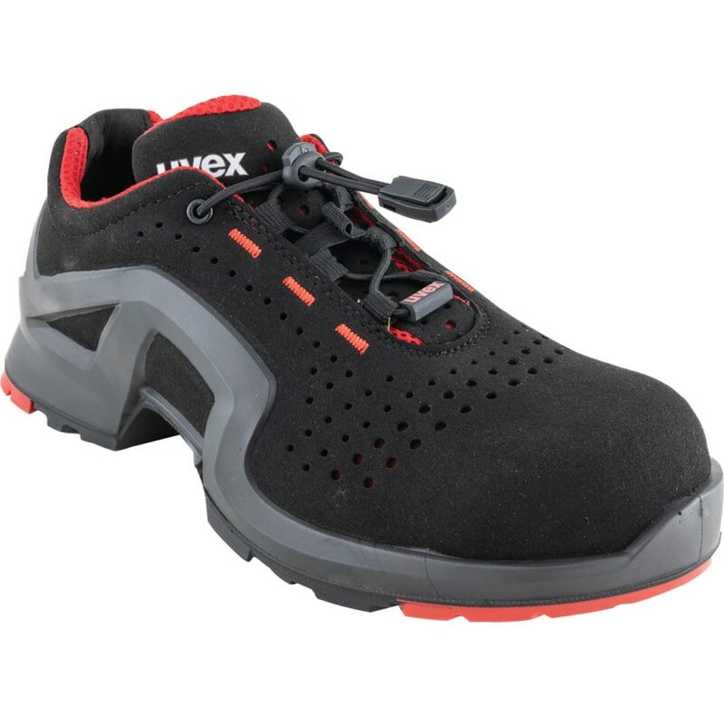 uvex 8512/8 1 Black/Red Trainer Size 5