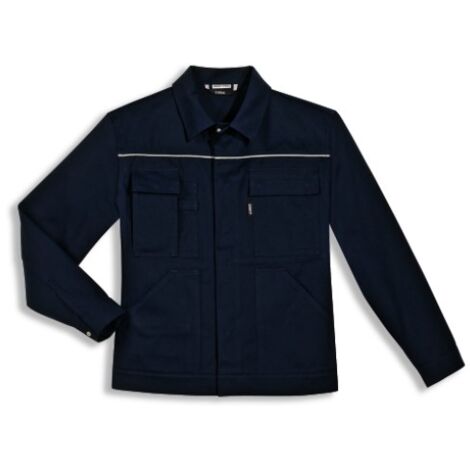 Uvex 8839 Herren-Arbeitsjacke - Dunkelblaue Männer-Bundjacke - Mit Golffalten und verstellbaren Armbündchen: 48/50