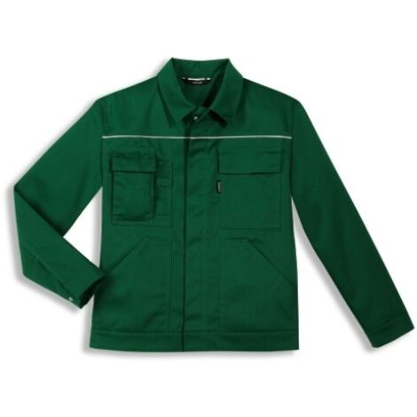 Uvex 8839 Herren-Arbeitsjacke - Grüne Männer-Bundjacke - Mit Golffalten und verstellbaren Armbündchen: 44/46