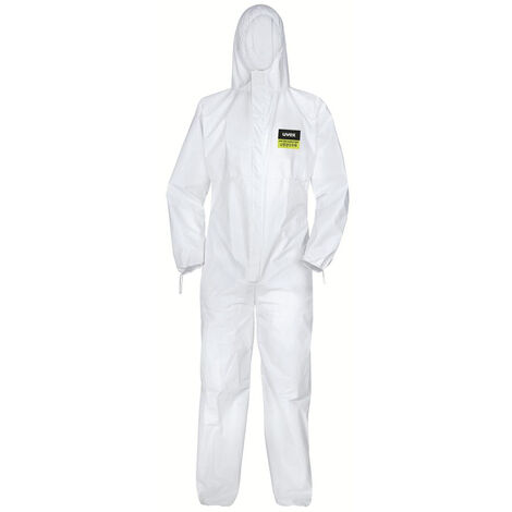 uvex 8849712  5/6 comfort light Einweg (NR) Overall weiß, XL Kleider-Größe: XL     Weiß