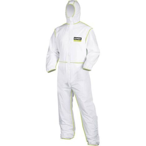 uvex 9871013 Tuta di protezione monouso Tipo 5/6 Taglia: XXL Bianco