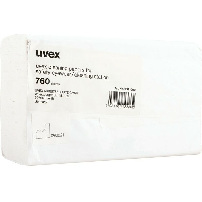 Uvex - 9971-000 Cleaning Tissues, Pack of 700