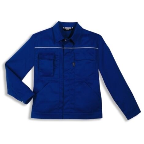 uvex Arbeitsjacke extra blau, kornblau Gr. 40, 42