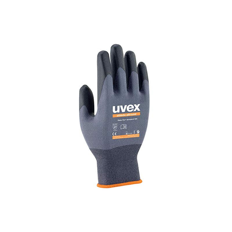 Athletic allround paire de gants de travail mécaniques, gris 6002841 - Uvex