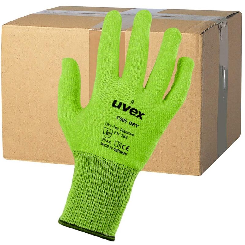 

Uvex C500 Dry 6049909 - Guantes De Protección (Talla 9, En 388, 1 Par)