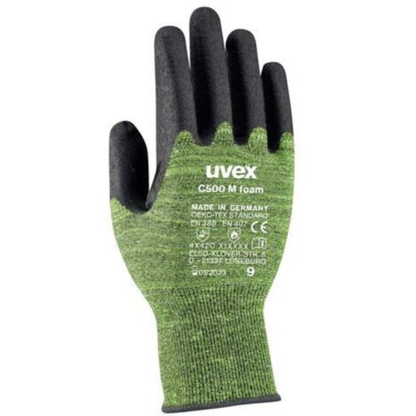 UVEX C500 M FOAM 6049809 GANTS DE PROTECTION CONTRE LES COUPURES TAILLE: 9 1 PAIRE(S)