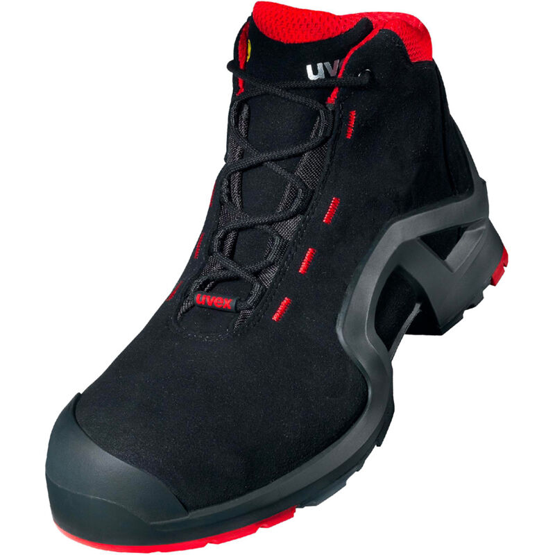uvex 1 support 8517243 antistatique (ESD) Chaussures montantes de sécurité S3 Pointure (EU): 43 rouge/noir 1 paire(s)