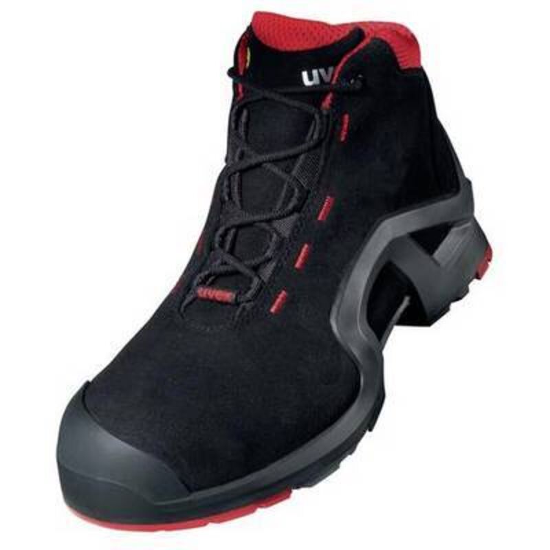 Uvex - Botte de sécurité 1 S3 src esd 85172 - 40 (eu) - Schwarz / Rot
