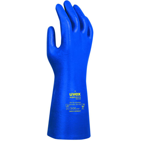 UVEX Chem.-Handschuh rubiflex S NB35B Gr. 9 Nitril blau, 6022.4