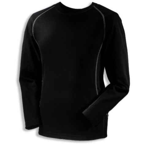 Uvex Funktionwäsche Herren-Arbeitsshirt - Schwarzes Männer-Langarmshirt - Entwickelt für Schnellen Wärmetransport: XL