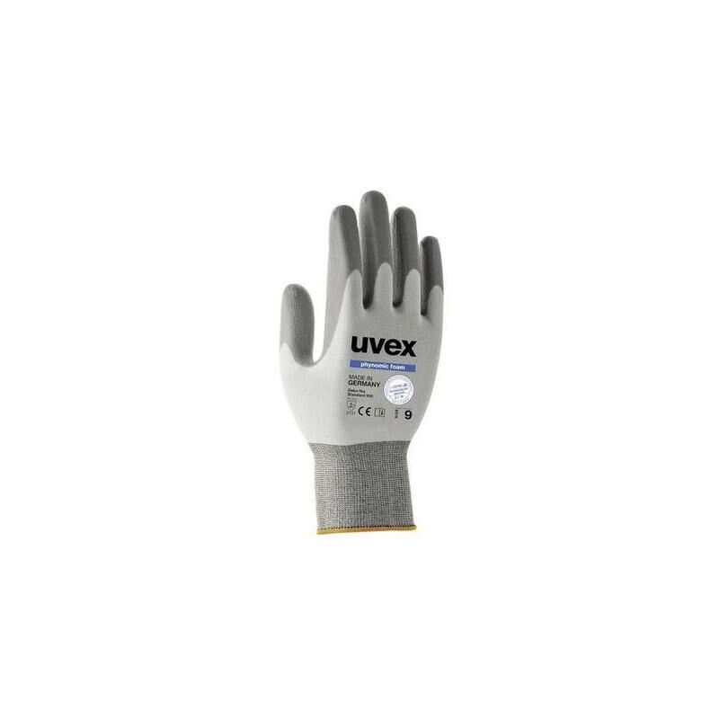 

Uvex Guantes De Trabajo De Poliamida, Tamaño (Guantes): 6 En 388, Espuma Phynomic 6005006, 1 Par