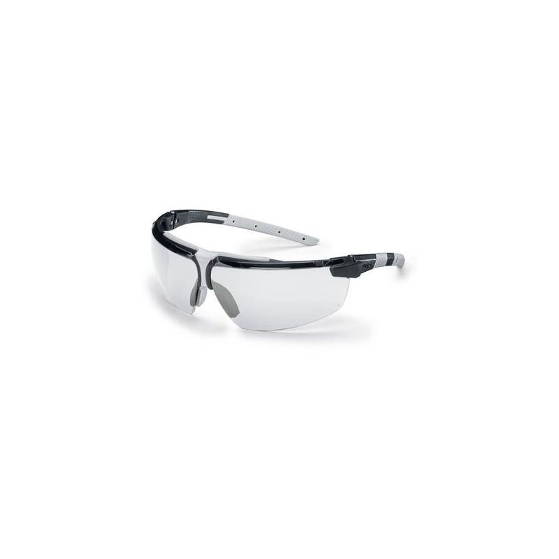 

Uvex I-3 S Supravision Plus - Gafas Protectoras (Transparente), Color Negro Y Gris