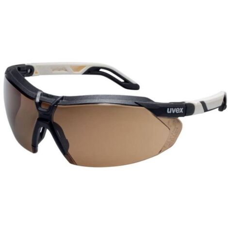 Uvex i-5 CBR23 Safety Spectacles Anti-Fog Bianco-Nero
