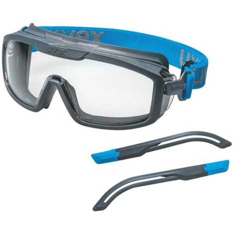 uvex i-guard+ 9143300 Lunettes intégrales gris, bleu